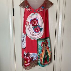 Misslook Lagenlook Upscale Patchwork Dress